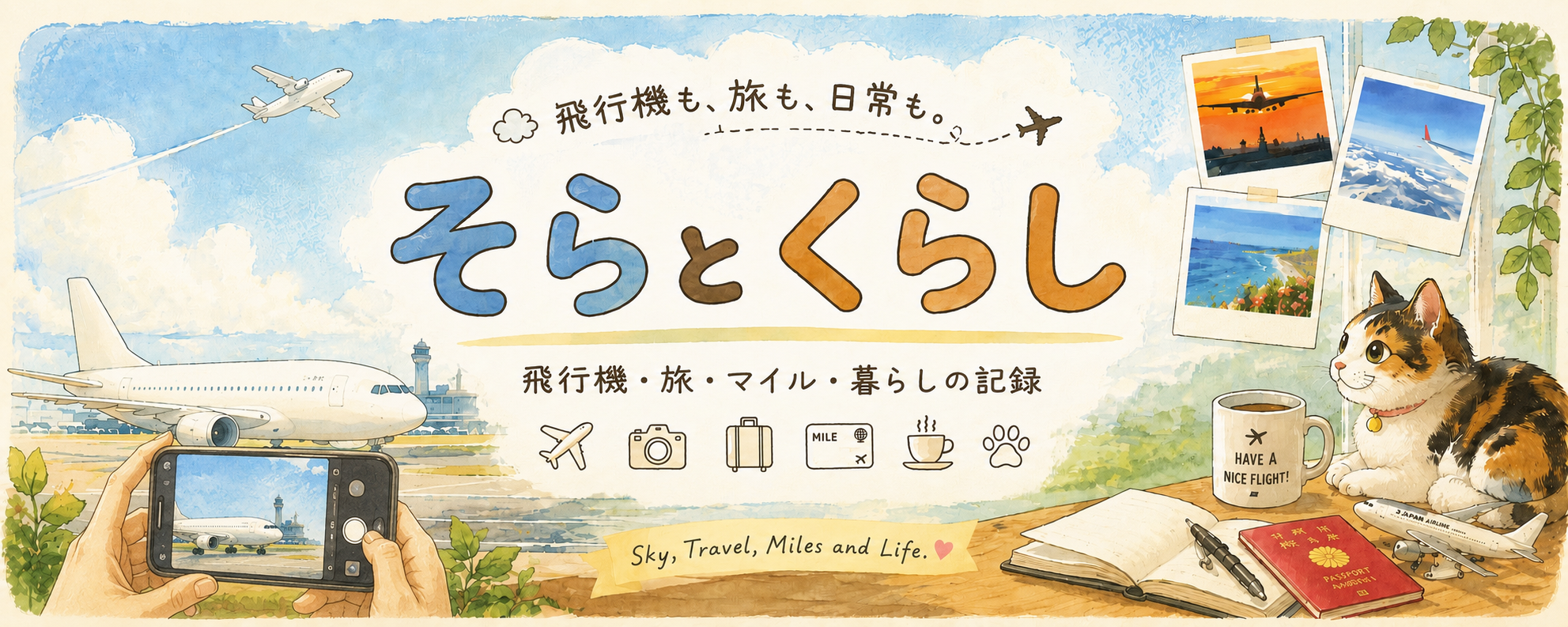 そらとくらし｜飛行機も、旅も、日常も。